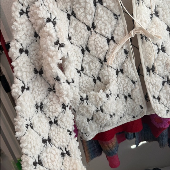 Bow detail sweater jacket - Picture 2 of 5